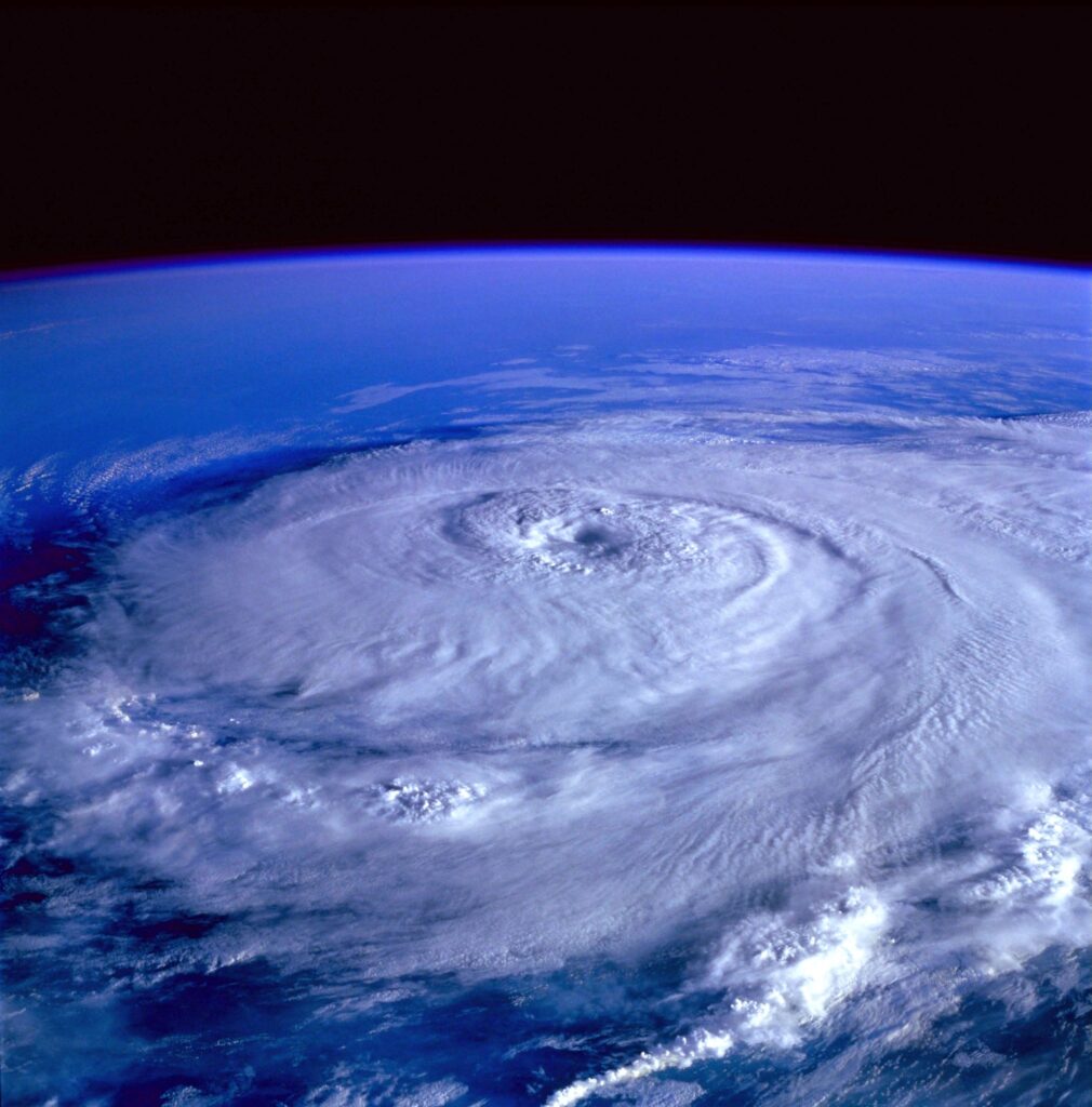 Public Domain 1.0 Hurricane from space